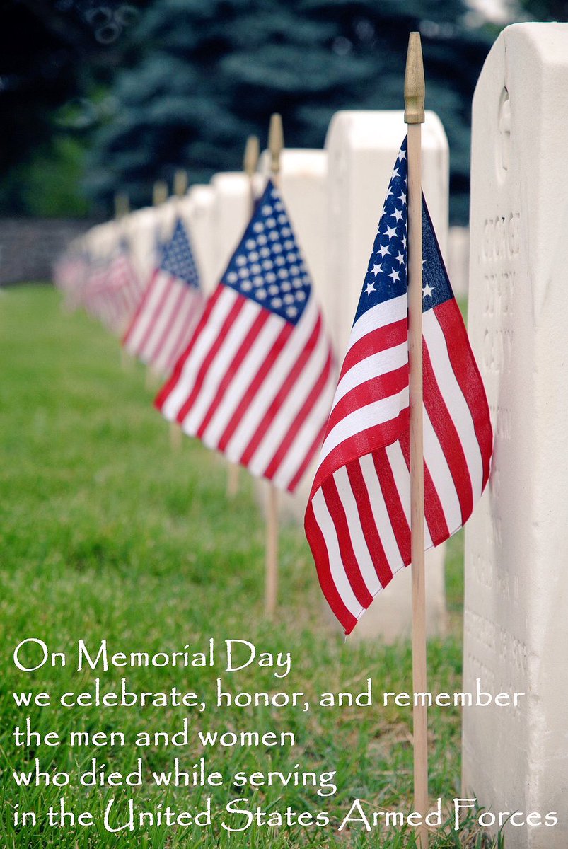 #MemorialDay2016 Thanking all who've served and Remembering those we've lost