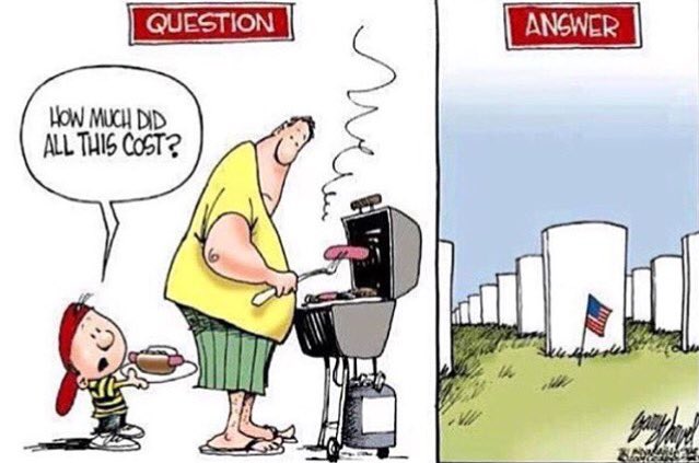 Thank you to all the men and women that fight to keep our country free! #freedomisntfree