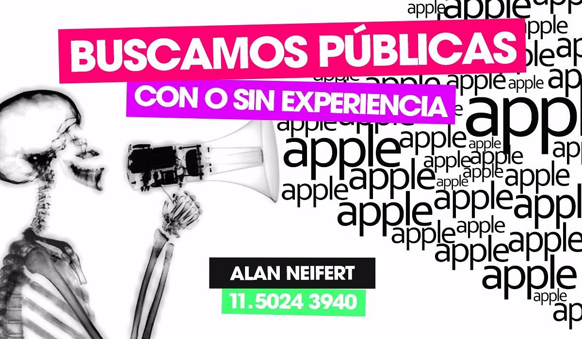 AlanNeifert's tweet photo. Sos de zona sur y tenes ganas de trabajar en #AppleBA? Comunicate conmigo por privado! 💣💥🍎 https://t.co/CMYXwDNc4q
