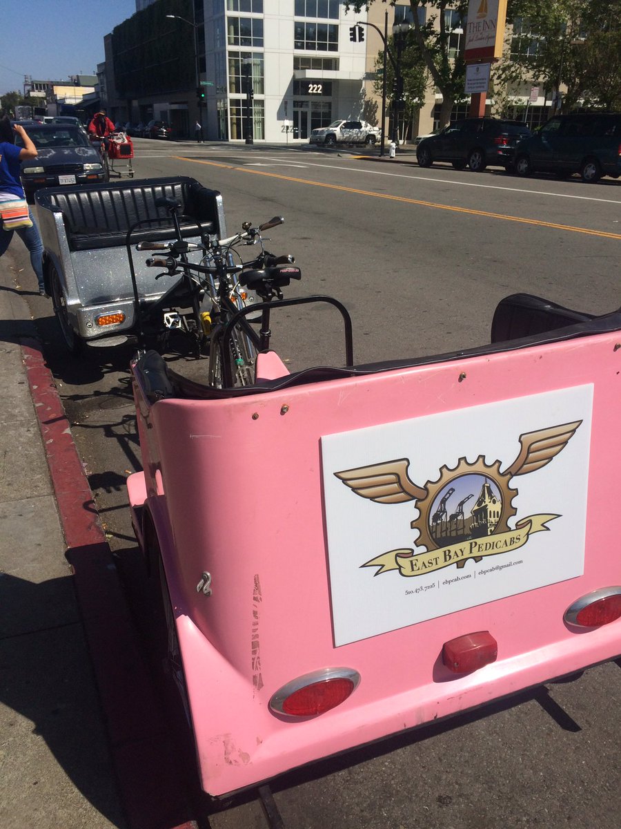 ebpcab's tweet photo. dueling pedicabs today. we are @BeerRevolution_  now on our way to #FeelTheBern https://t.co/dBAhYox84G