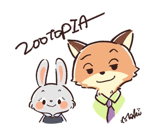 ズートピアのtwitterイラスト検索結果 古い順