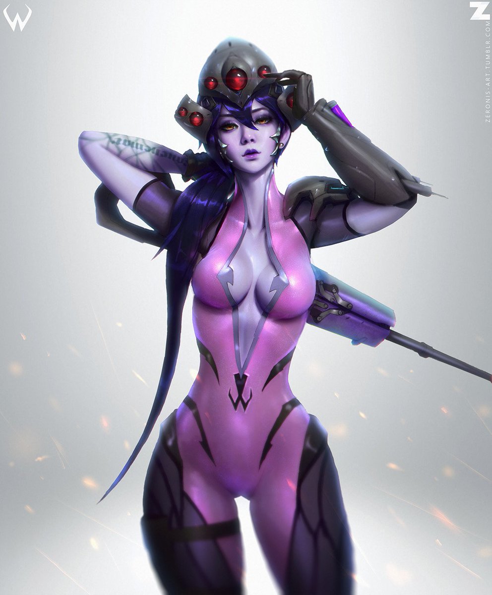 zeronisART's tweet photo. Widowmaker! I had such a fun time working on this fan art! #overwatch #widowmaker https://t.co/MM0xDdH3qp https://t.co/ILJNMRo858