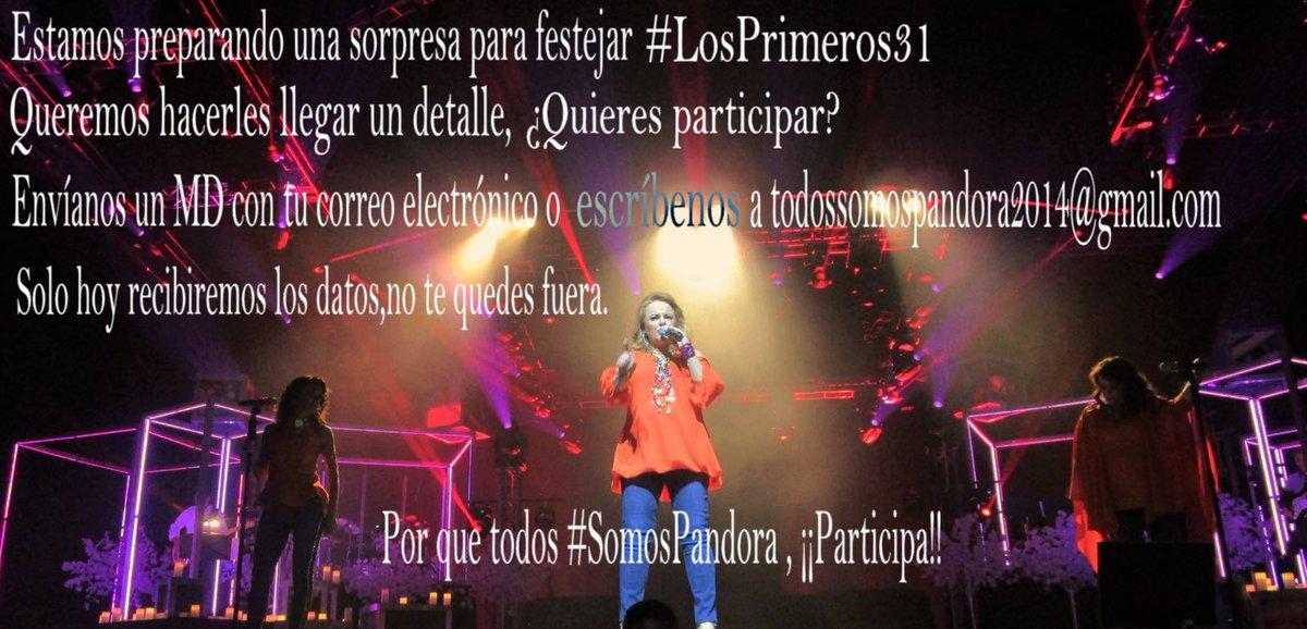 somospandora's tweet photo. Te invitamos a participar, todos #SomosPandora RT https://t.co/8ZlZAHIFuu