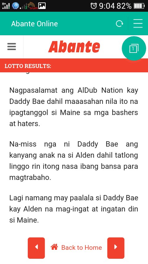 ofcnewscaster's tweet photo. MAY 31 2016
©ABANTE NI RUEL MENDOZA
DADDY BAE, IPINAGTANGGOL SI MAINE LABAN SA BASHER!
#ALDUBHomeAtLast 
Tnx Dad Bae https://t.co/qBwjL2sya1