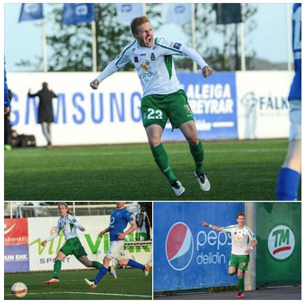 blikar_is's tweet photo. Daniel Bamberg, @AtliSigurjons og @Arnthoratla settu mörk Blika í kvöld. #Toppurinn #Fotboltinet #Kopacabana https://t.co/oac1Wao9ci