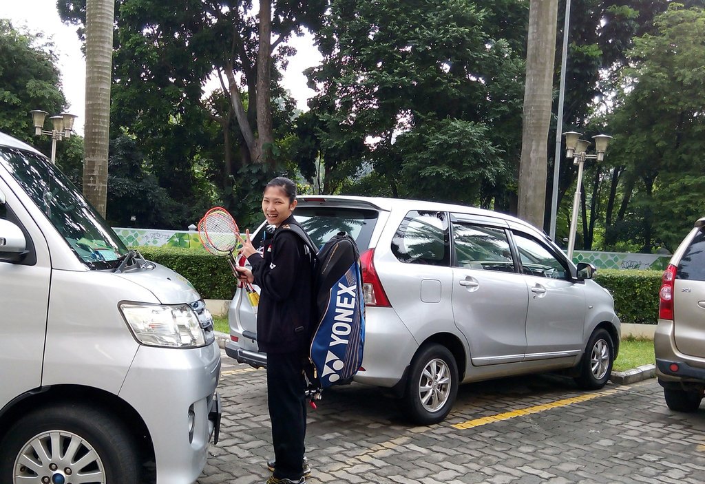 Bersiap ke Istora. Doakan saya, ya. #EaaForIndonesia *admin