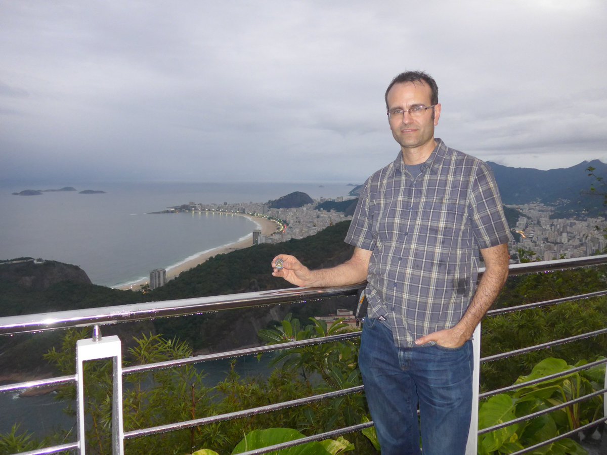 #fmecoin enjoying the view of #Copacabana from Pão de Açúcar (Sugar Loaf Mt) on the  #RiodeJaneiro stop of #fmewt