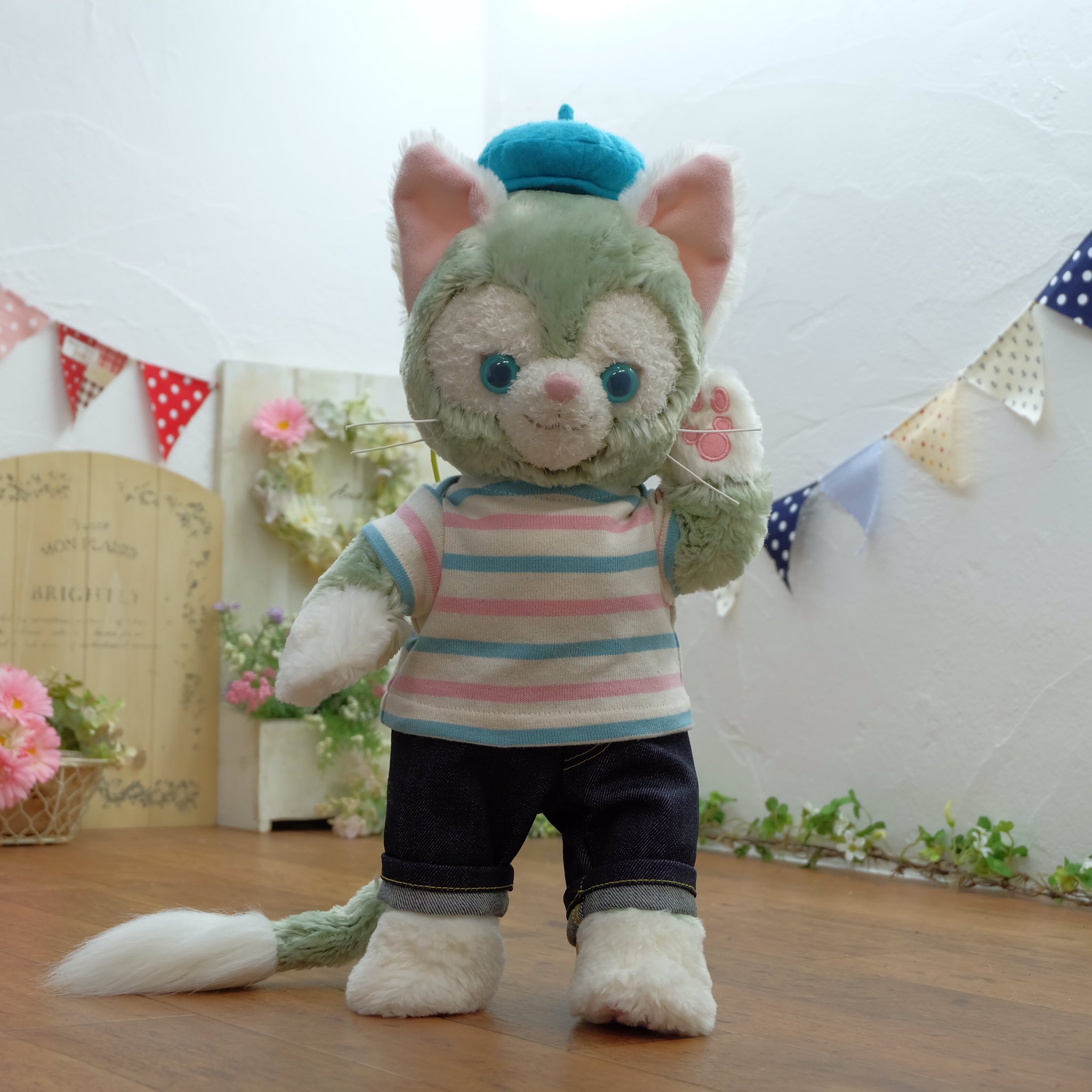 コットンバニー 熊猫洋品店 Al Twitter 照明って本当に難しいね ｰｰ こりゃあ撮影仕直しですな ディズニーシー ジェラトーニ ダッフィー シェリーメイ ぬいぐるみ服 手作り服 T Co 4v69fiubkf Twitter