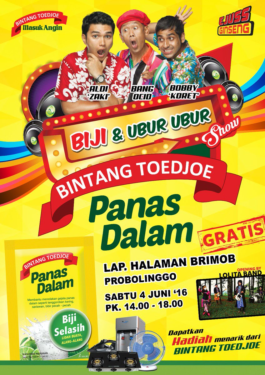 <a href="/TitiOby/">Robi setiawan</a> <a href="/officiall_tuu/">Trio Ubur Ubur</a> <a href="/bobbymaulana/">Bobby Maulana</a> <a href="/alditaher_indo/">alditaher_official</a> <a href="/kiaflorita/">Kia florita (violet)</a> #asik #seru #banjirhadiah #Bintang7panasdalam