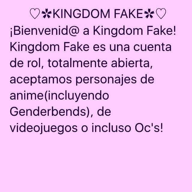 KingdomFake_'s tweet photo. #KINGDOMFAKE (Reglas nuevas.) https://t.co/KQWbt0ekNL