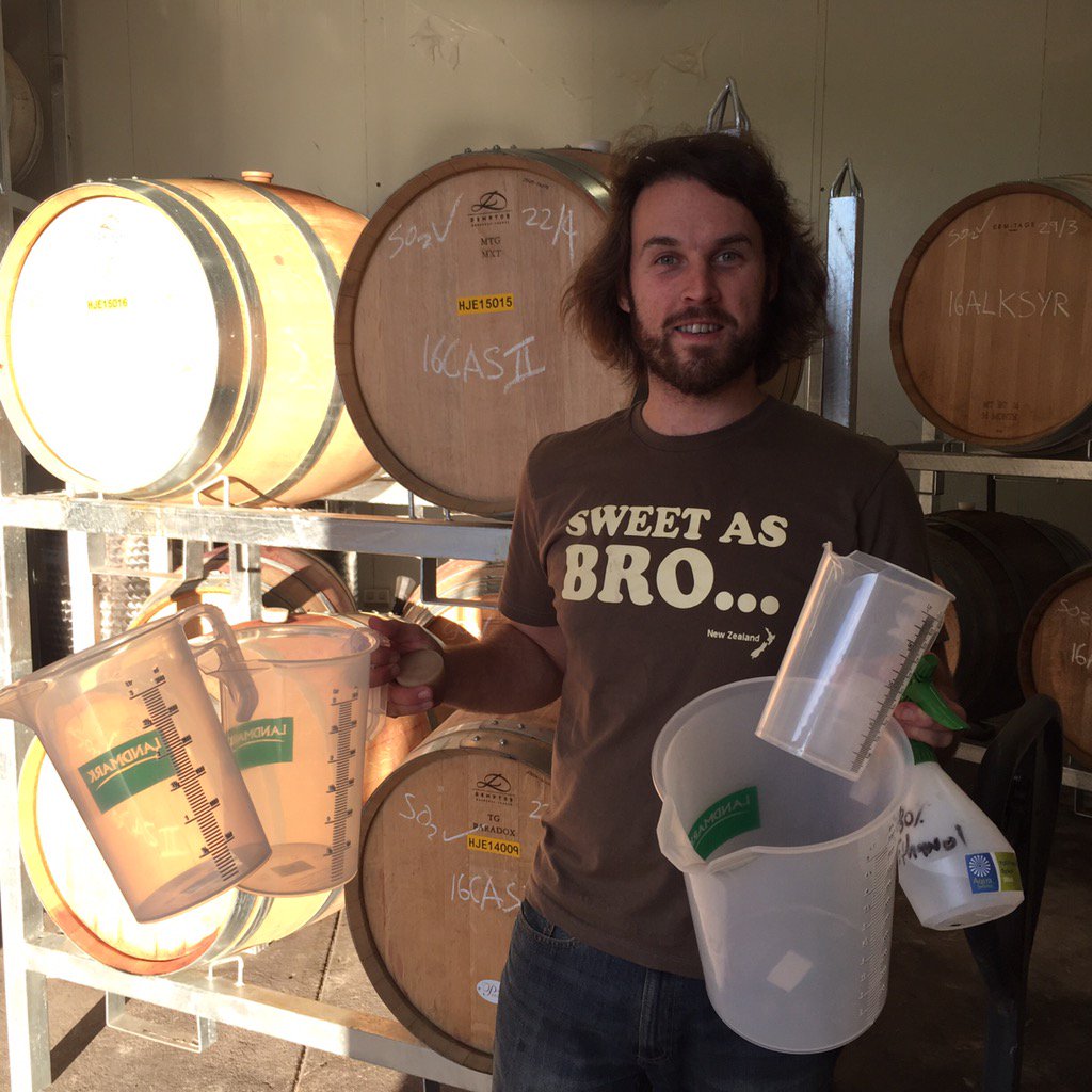 Our winemaker <a href="/stududine/">Stuart Dudine</a> loves his new #jugs