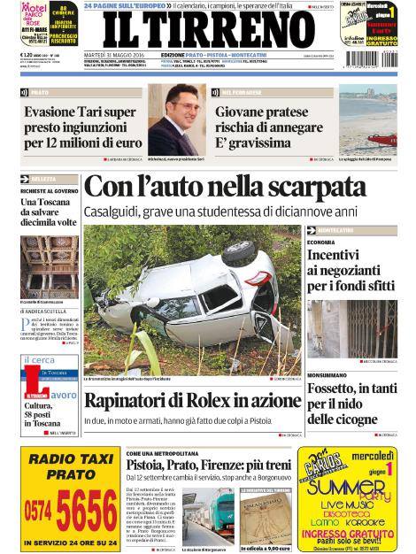 Tirreno notizie di oggi Tirreno notizie di oggi