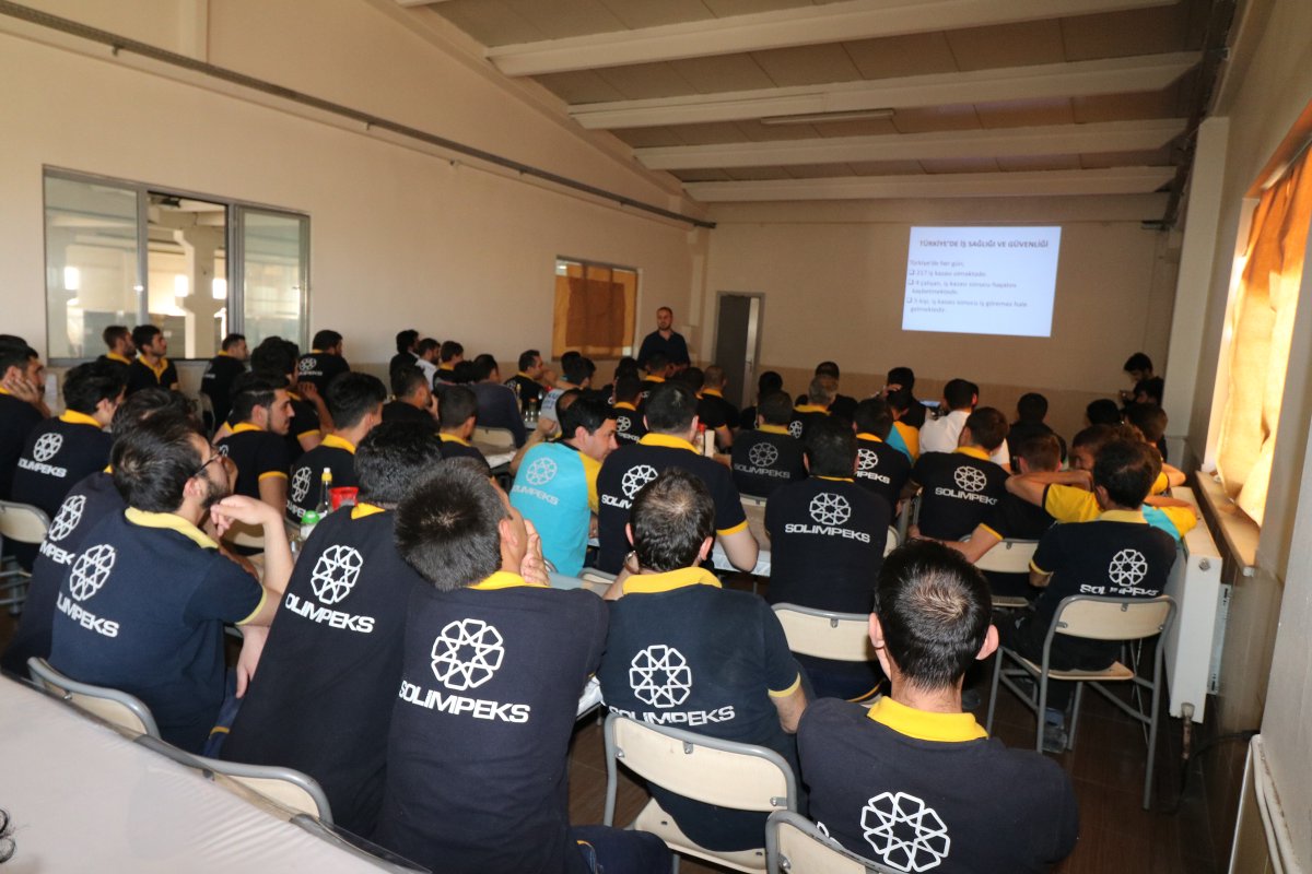 solimpeks's tweet photo. We had an occupational health &amp; safety seminar and fire drill with our workers. https://t.co/yohBwdiStG