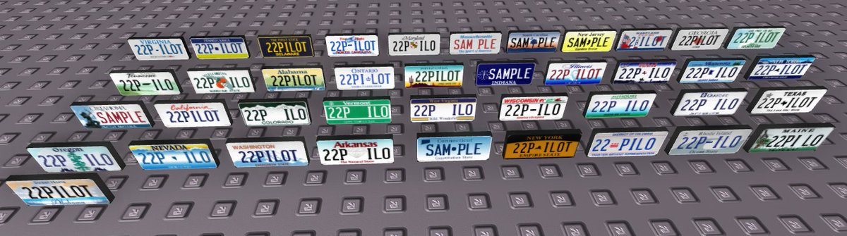 Twentytwopilots On Twitter Our Selection Of License Plates Is Growing Roblox Robloxdev - tot roblox