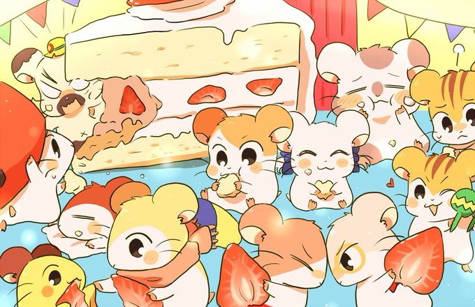 157. hamtaro print o. 