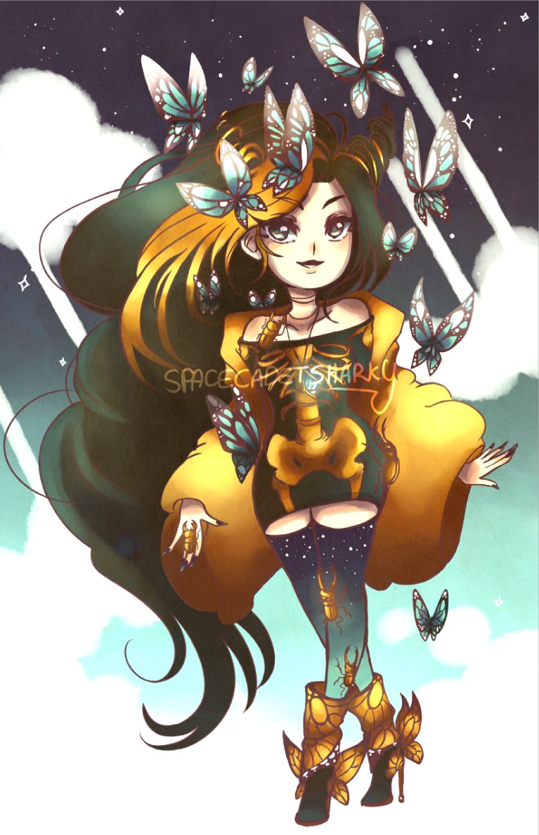 Cadet_Sharky's tweet photo. @Mort3mer, i cant wait to see the butterfly crown tutorial you previewed on your instagram ;u; #bugqueen https://t.co/75g1wS8oET