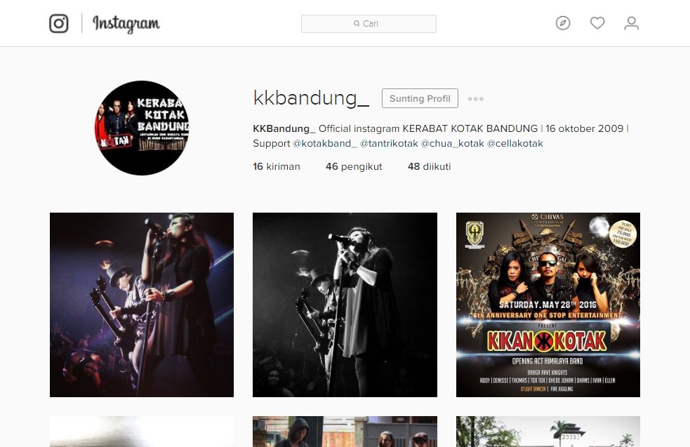 Hai gais , sudah follow akun instagram kita belum ?? . yukk buat yang belum follow ig kita yaa kkbandung_