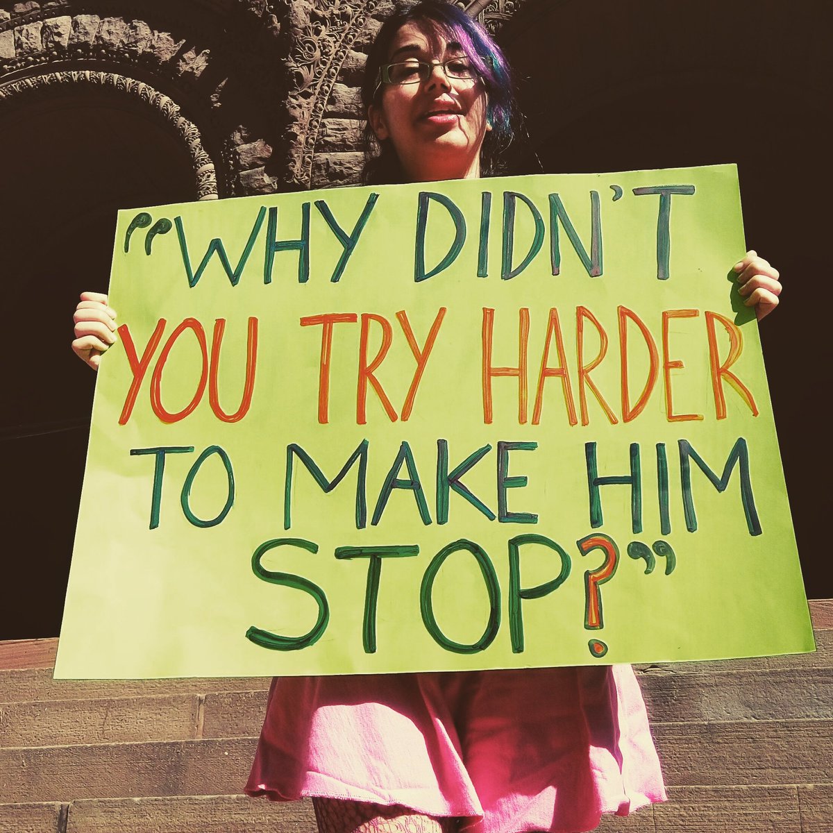 SlutorNutMovie's tweet image. Thanks to @trccmwar for this art! This is how we show up for survivors! #WeBelieveSurvivors #RapedNeverReported