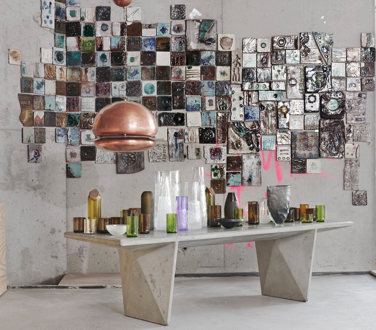 #DesignAustralia #AdamGoodrum is a furniture designer (Sydney). Here featured a180kg concrete bench4 @hotelhotelblog