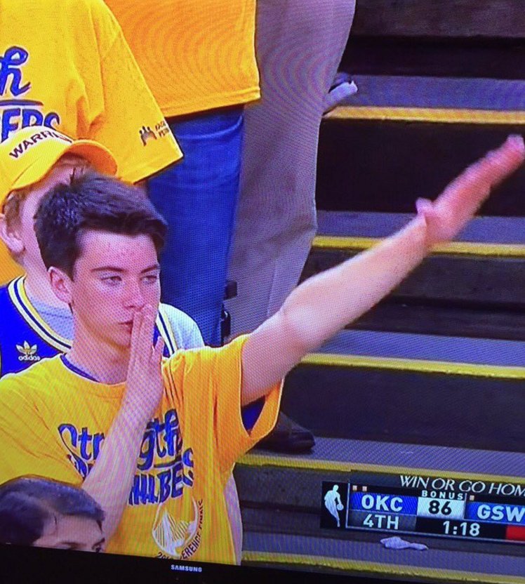 MeninistTweet's tweet photo. Warriors fans even hailing Hitler these days, what has basketball became? https://t.co/sxbGeoV5fZ