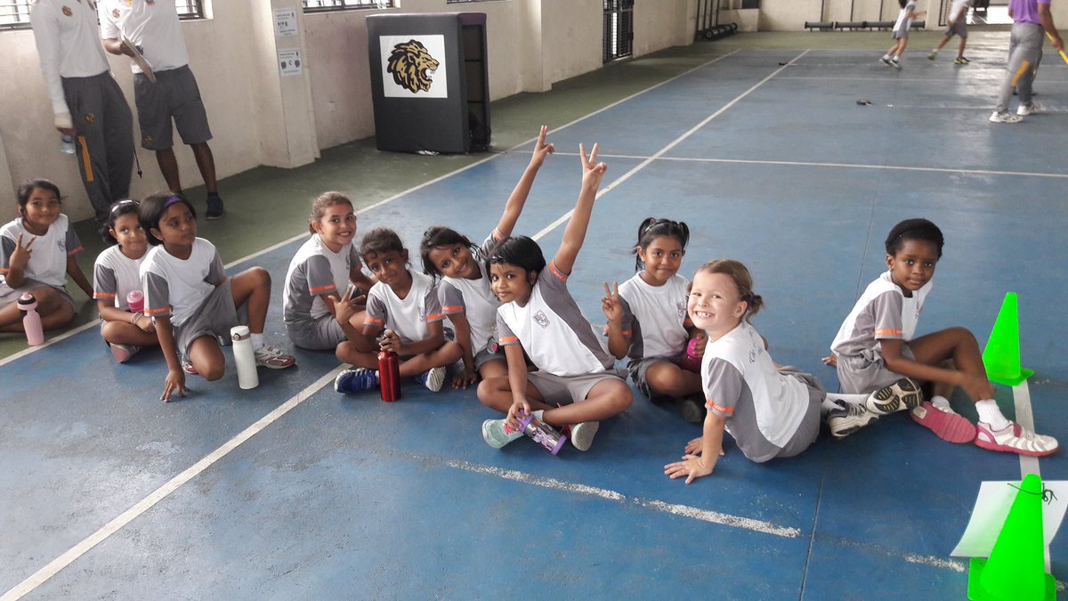 Year 3 Hobbit girls are happy and excited during Sports Day!
