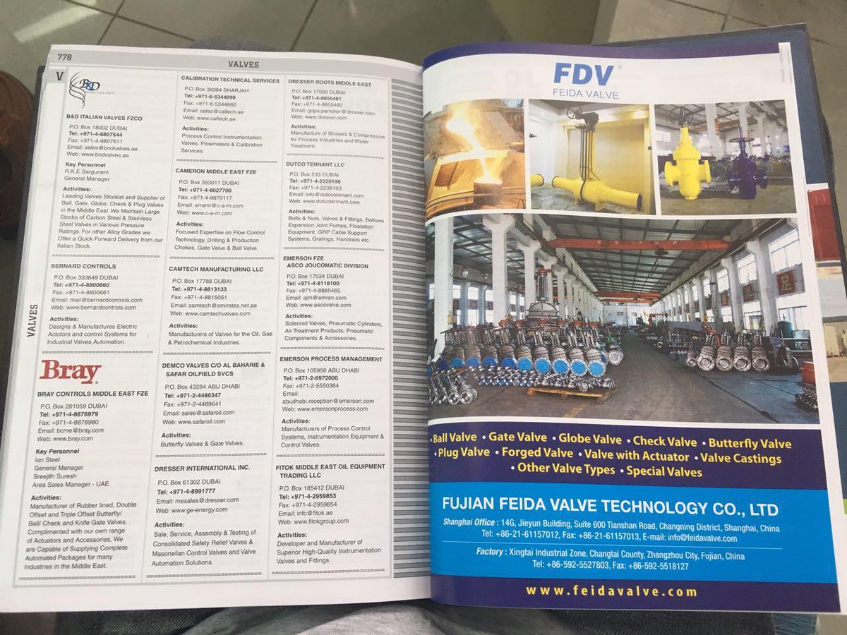 Feida Valve On Twitter Our Ads On The Industrial Products