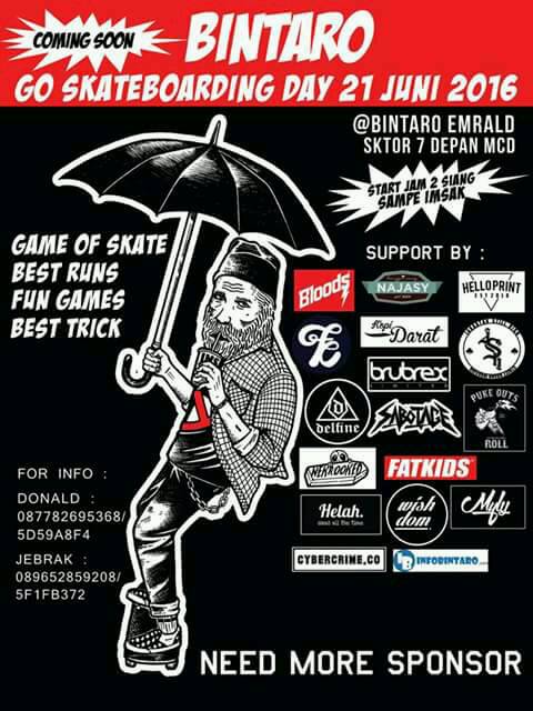 Coming soon! <a href="/infosk8board/">Official twit of</a> <a href="/infobintaro/">Info Bintaro</a>