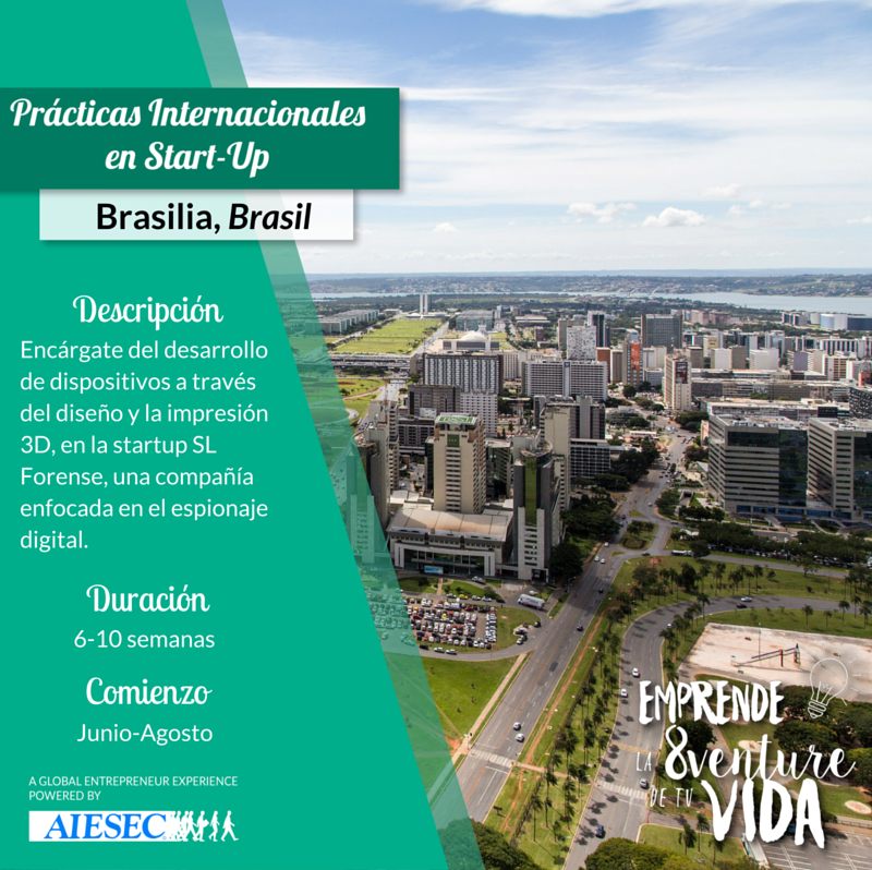 aiesecgranada's tweet photo. ¡Prácticas internacionales en Brasil! ¿Quieres desarrollar tu liderazgo en el extranjero? https://t.co/2nFDtiugZd https://t.co/rRcwVvDF2Q
