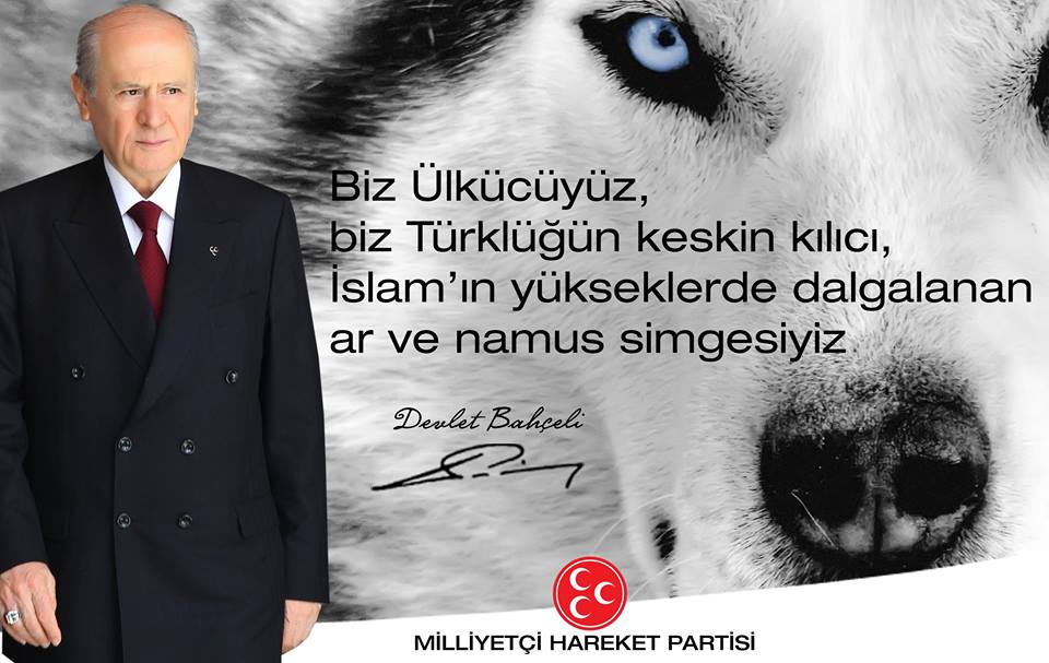 MHP_Bilgi's tweet photo. Biz Ülkücüyüz, biz Türklüğün keskin kılıcı, İslam’ın yükseklerde dalgalanan ar ve namus simgesiyiz. https://t.co/vl0lJVwGPm
