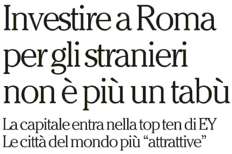 EY_Italy's tweet image. #FDI Roma, nella top 10_&apos;la partita delle superpotenze europee si gioca nelle grandi aree urbane&apos; @DonatoIacovone