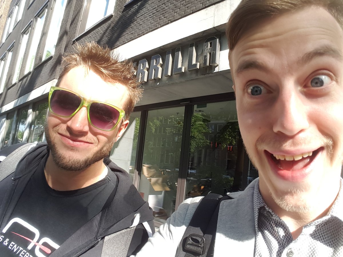 TheGoozah's tweet photo. In Amsterdam for Unity Unite. But first a visit to Guerrilla Games! #unityunite #guerrilla https://t.co/lzU7TZxmRn