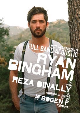 RezaDinally's tweet photo. Stoked about it! Am very much looking forward to sharing the evening with @RyanBingham on June 23 at Bogen F, Zurich https://t.co/wUQXeTd8pd