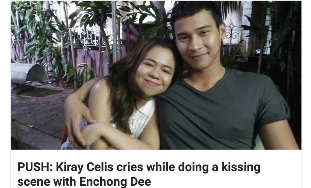 ABSCBN's tweet photo. Ano nga ba ang nangyari at napaiyak si Kiray sa kissing niya w/ Enchong ? https://t.co/PbwxZSNk4V https://t.co/DAdhtNx0vl