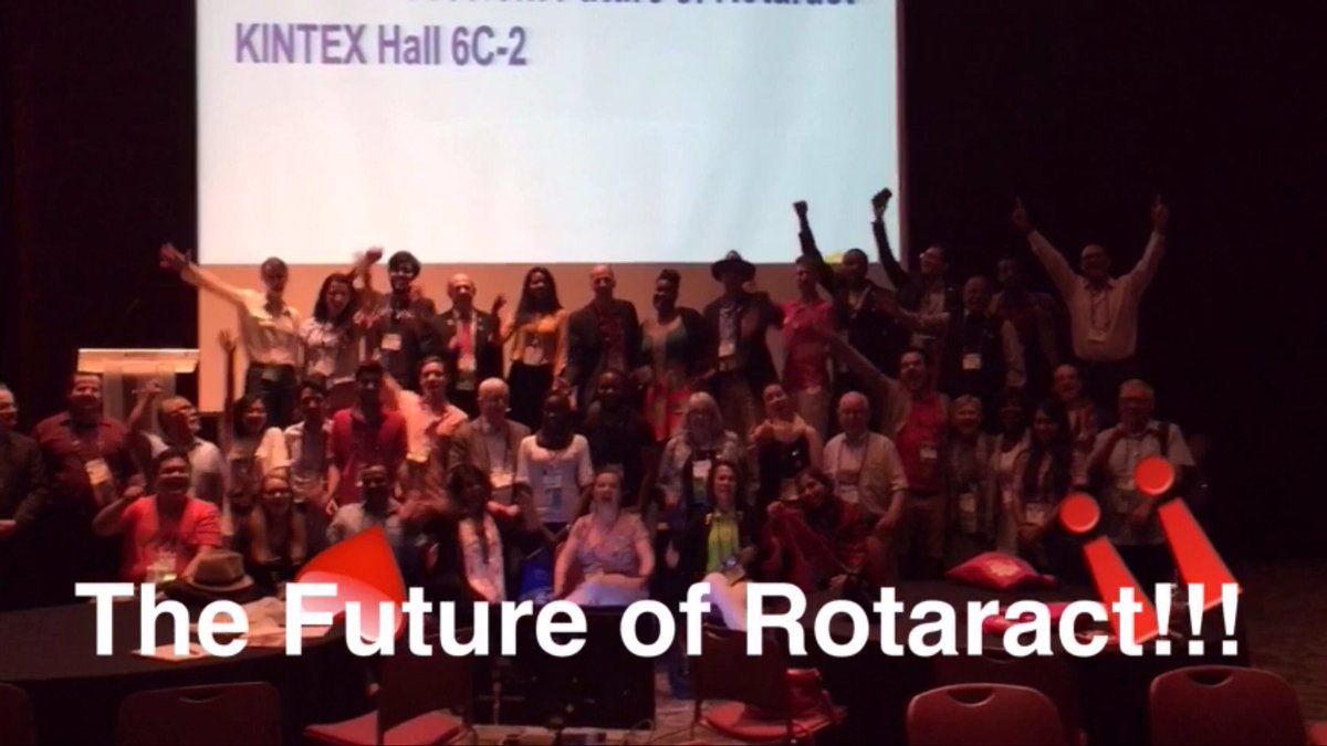 rotaract's tweet photo. This is The Future of #Rotaract! #Rotaract16 #Rotary16 https://t.co/dDeVJaIPvD
