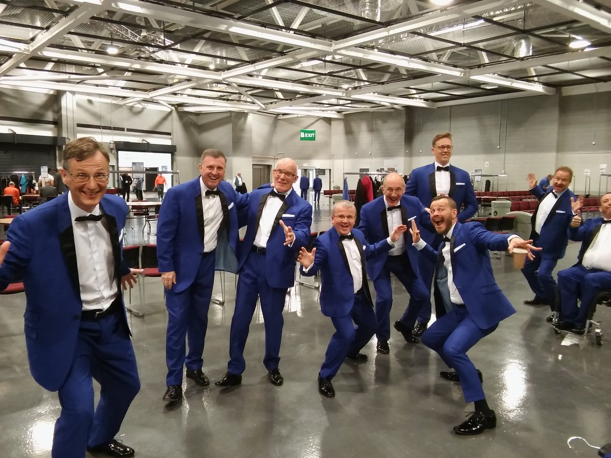 Our front row guys rehearsing in Harrogate for #BABS2016