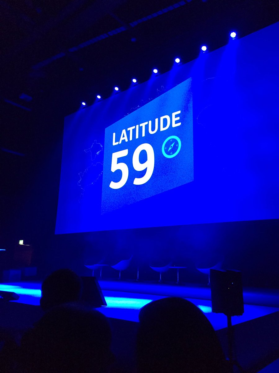 <a href="/PekkaParnanen/">Pekka Parnanen</a> leads a panel of brilliant Nordic entrepreneurs.   Great job Pekka!  #latitude59