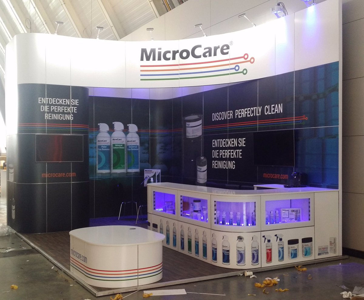 Modex_News's tweet photo. @Modex_News : #Microcare for the show #Parts2Clean at the Stuggart Messe. #exhibition # https://t.co/se13E6CMU4