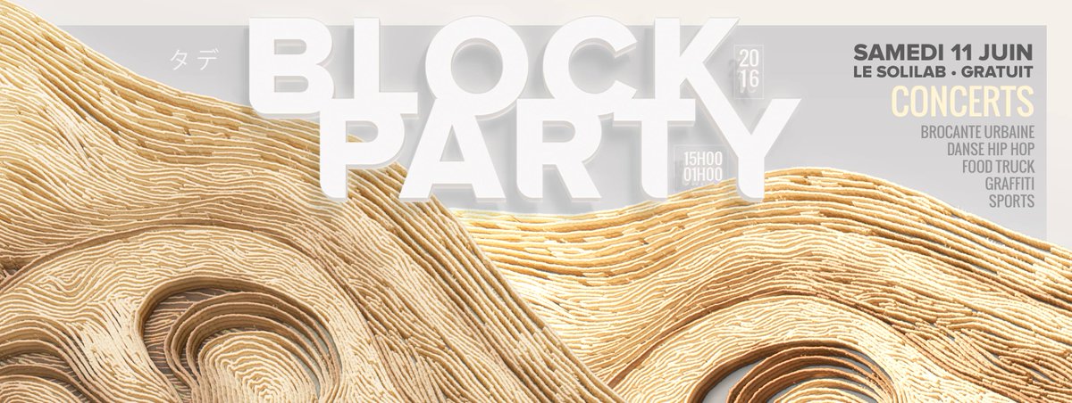 Designs_ED's tweet image. #Brocante urbaine,#danse #hiphop,et plein de surprises lors de la #BLOCKParty 11/06 #Nantes urlz.fr/3sJ3