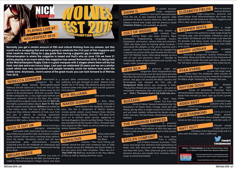 NickJTownsend's tweet photo. WOLVES FEST 2016
Sat June 11th 
#Wolverhampton music festival 
Tickets from https://t.co/XHqJcJ0yWI #blackcountry https://t.co/bJabxEHacF