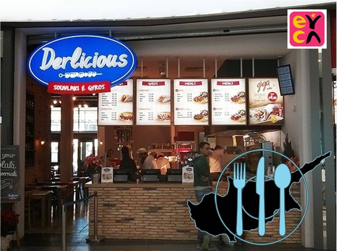 YouthCardCY's tweet photo. 20% έκπτωση σε Dine-In και Take-Away σε όλα τα εστιατόρια #Derlicious για τους κατόχους της Ευρωπαϊκής Κάρτας Νέων! https://t.co/wTSeRk4ldS