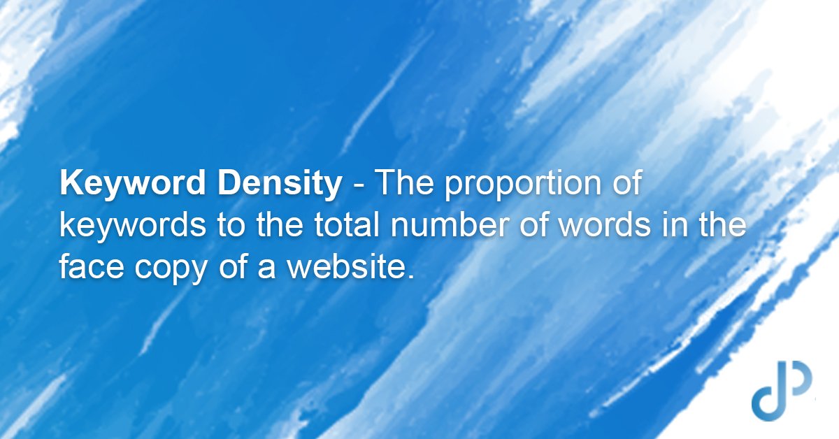 JustPerfectSA's tweet image. Learn about Keyword Density before heading to your next SEO meeting. #DigitalJargon
