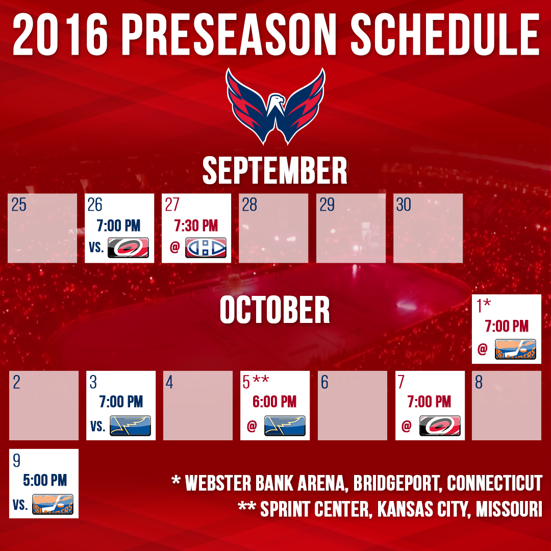 Preseason Coming Up Fast capsfansreport