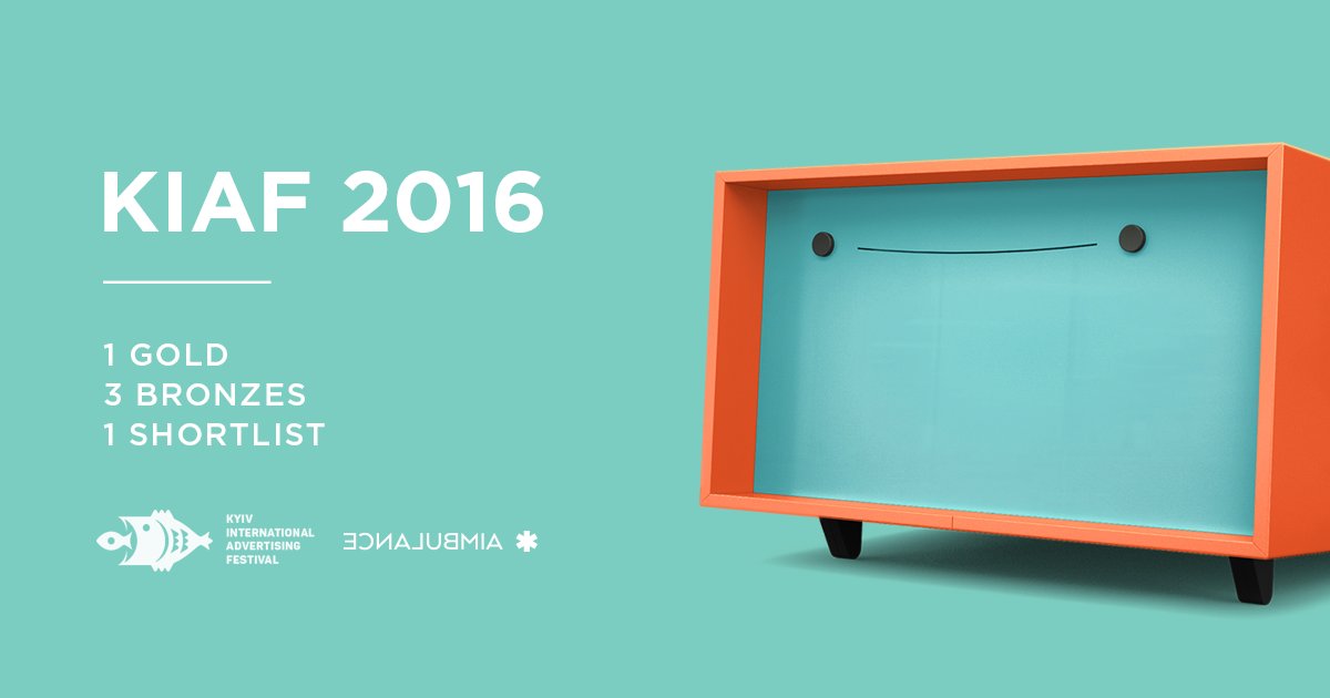 We are happy to share great news! Our projects have succeeded in 5 nominations at KIAF 2016. aimbulance.com/en/articles/ar…