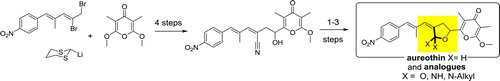 Synthesis of (±)-aureothin by De Paolis lab in JOC <a href="/JOC_OL/">J Org Chem/Org Lett</a> pubs.acs.org/doi/abs/10.102… #TotalSynthesis