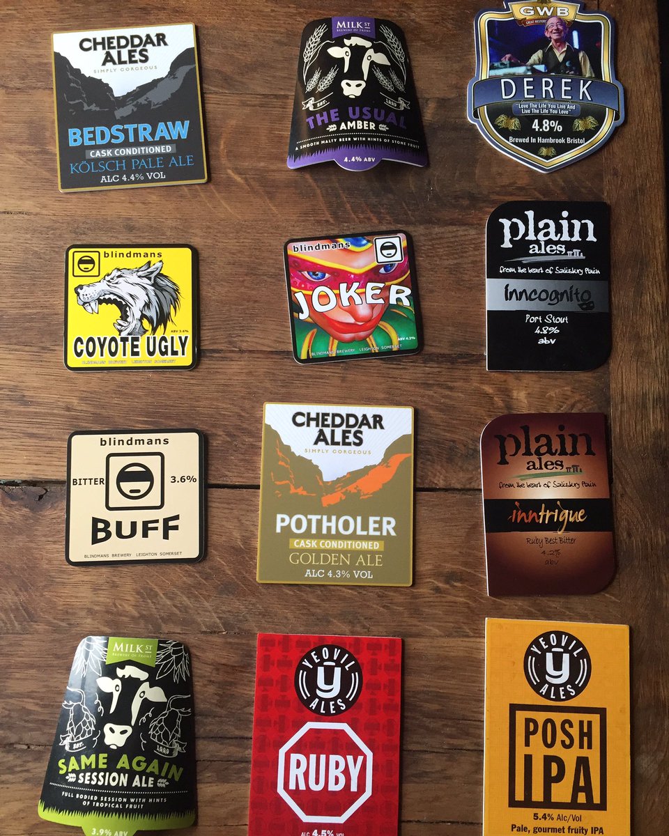 Royal Oak Freehouse (@theoakbath) on Twitter photo In the cellar <a href="/CheddarAles/">Cheddar Ales</a> @MilkStreetBrew <a href="/PlainAles/">Plain Ales</a> <a href="/YeovilAlesBrew/">Yeovil Ales Brewery</a> good beer=good times #craftbeer #realale In the cellar <a href="/CheddarAles/">Cheddar Ales</a> @MilkStreetBrew <a href="/PlainAles/">Plain Ales</a> <a href="/YeovilAlesBrew/">Yeovil Ales Brewery</a> good beer=good times #craftbeer #realale