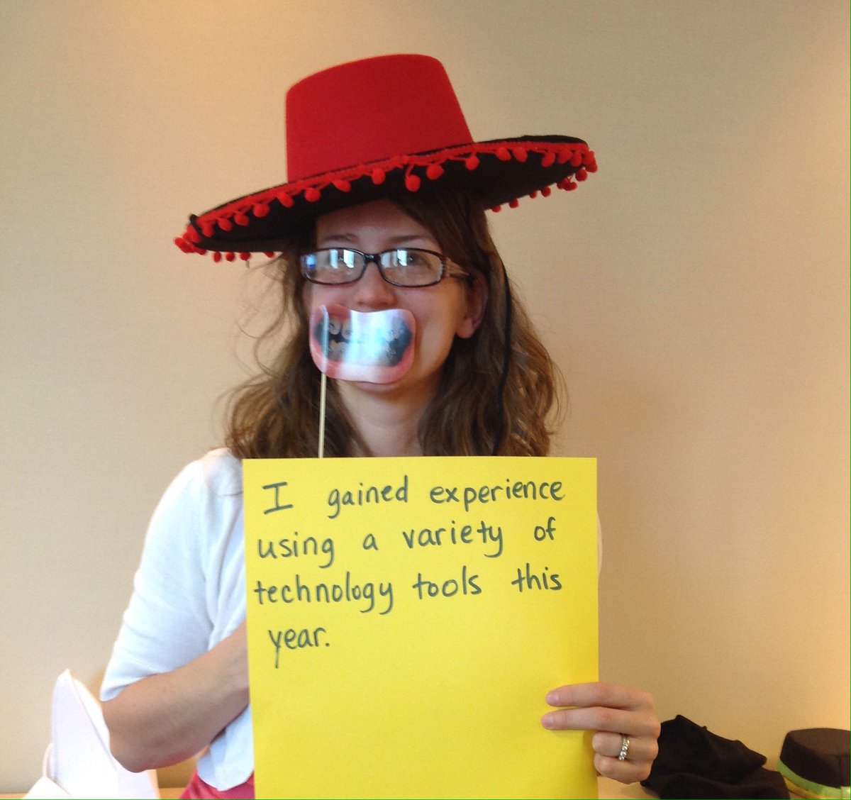 Donning my multicultural hat at ELL CFIP! #ELLTeamAwesome