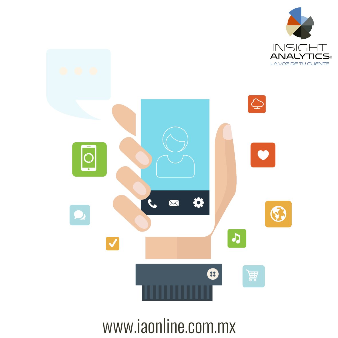 IAonlineMX's tweet photo. Controla toda la experiencia de tu usuario en tiempo real y de forma eficaz! Yo sí #EscuchoAMiCliente https://t.co/iEvQoqC11C