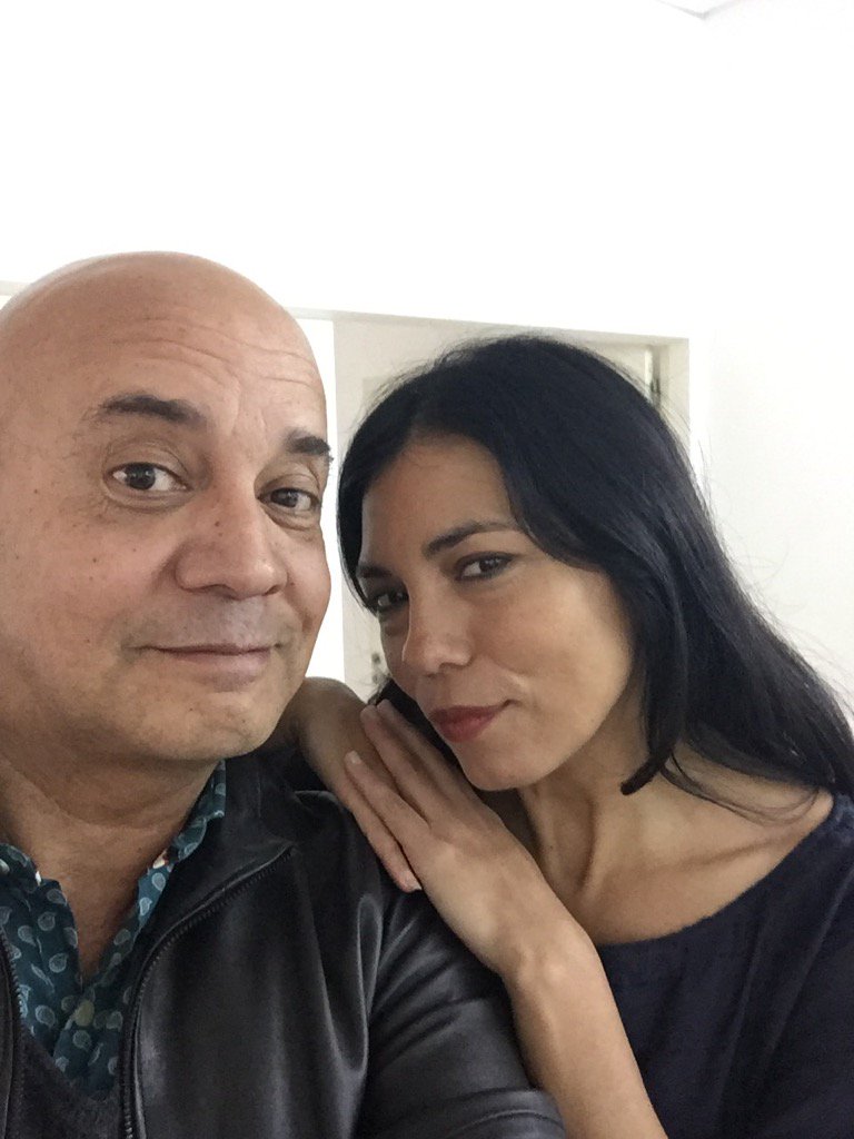 Bahiano_oficial's tweet image. Con Charo de #Tonolec con quien cante en el homenaje #memoriaAMIA