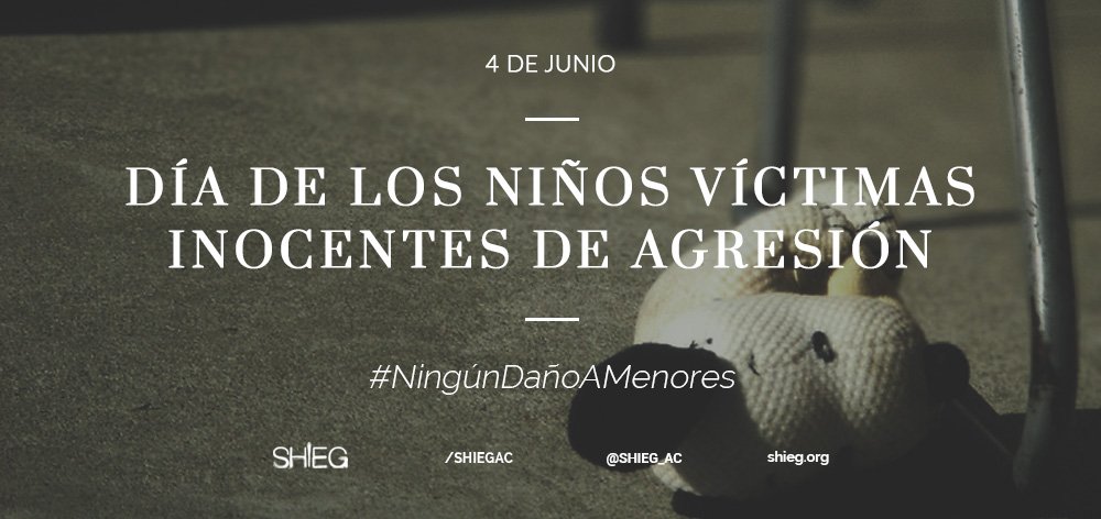 SHIEG_AC's tweet photo. Hoy conmemoramos el Día Internacional de los Niños Víctimas Inocentes de Agresión.
#SHIEG #DerechosHumanos https://t.co/pEZ6CpFZpx