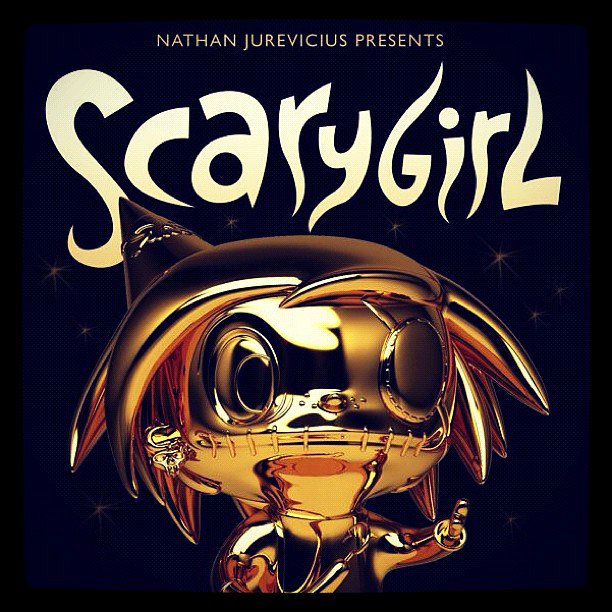 Scarygirl in gold finish
